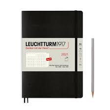 PLANIFICADOR MENSUAL 2021 CON LIBRETA TB B5 COMP. NEGRO  | 4004117575792