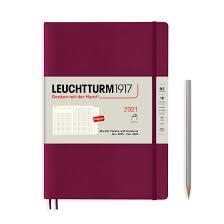 PLANIFICADOR MENSUAL 2021 CON LIBRETA TB B5 COMP. PORT RED | 4004117575808