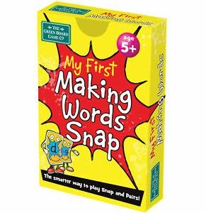 MY FIRST MAKING WORD SNAP CARD GAME | 5025822440136