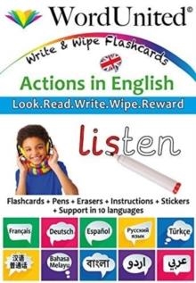 ACTIONS IN ENGLISH : WRITE & WIPE FLASHCARDS | 9781911333074