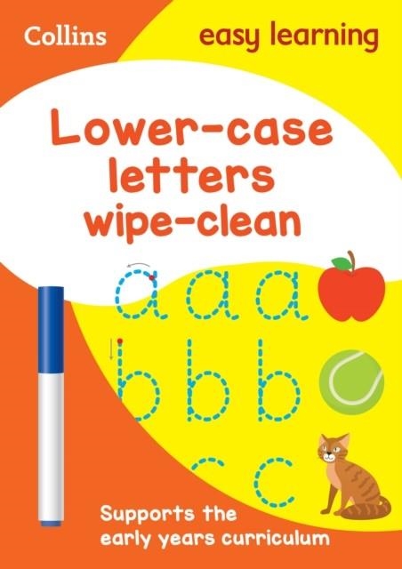 LOWER CASE LETTERS: WIPE-CLEAN ACTIVITY BOOK (COLLINS EASY LEARNING PRESCHOOL) | 9780008212926 | HARPER COLLINS