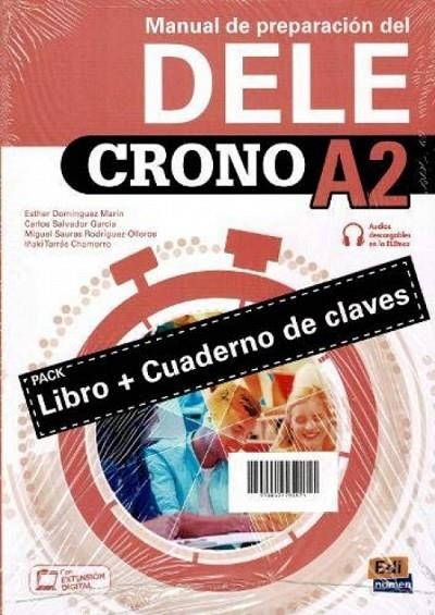 CRONO A2. PACK PREPARACIÓN DEL DELE (LIBRO+CLAVES) | 9788491795971