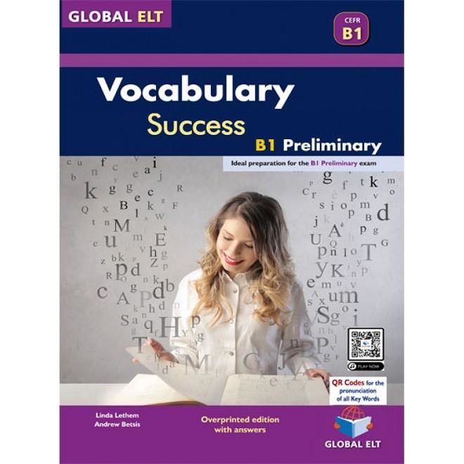 PET VOCABULARY SUCCESS - LEVEL B1 – PET – OVERPRINTED EDITION WITH ANSWERS | 9781781647103