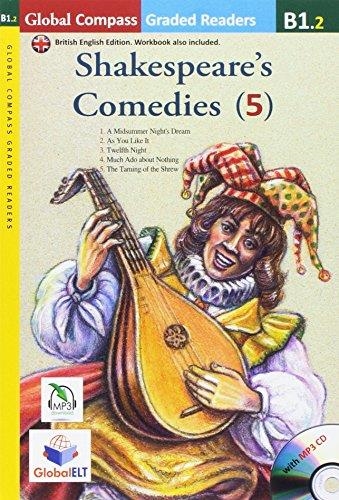 SHAKESPEARE COMEDIES WITH MP3 CD - LEVEL B1.2 - (BRITISH ENGLISH)-GRADED READER | 9781781644218