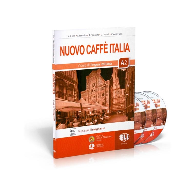 NUOVO CAFFÈ ITALIA A2 -GUIDA + CDS | 9788853628725