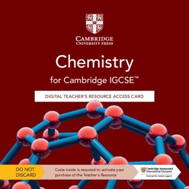 CAMBRIDGE IGCSE™ CHEMISTRY DIGITAL TEACHER'S RESOURCE ACCESS CARD-DIGITAL | 9781108948937