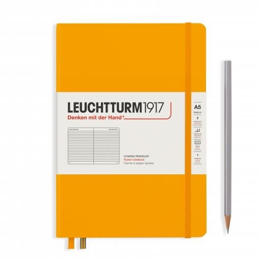 NOTEBOOK MEDIUM A5, TAPA DURA, LINEAS RISING SUN | 4004117587986