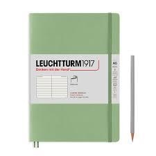 NOTEBOOK MEDIUM A5, TAPA BLANDA, LINEA MUTED SAGE | 4004117570063