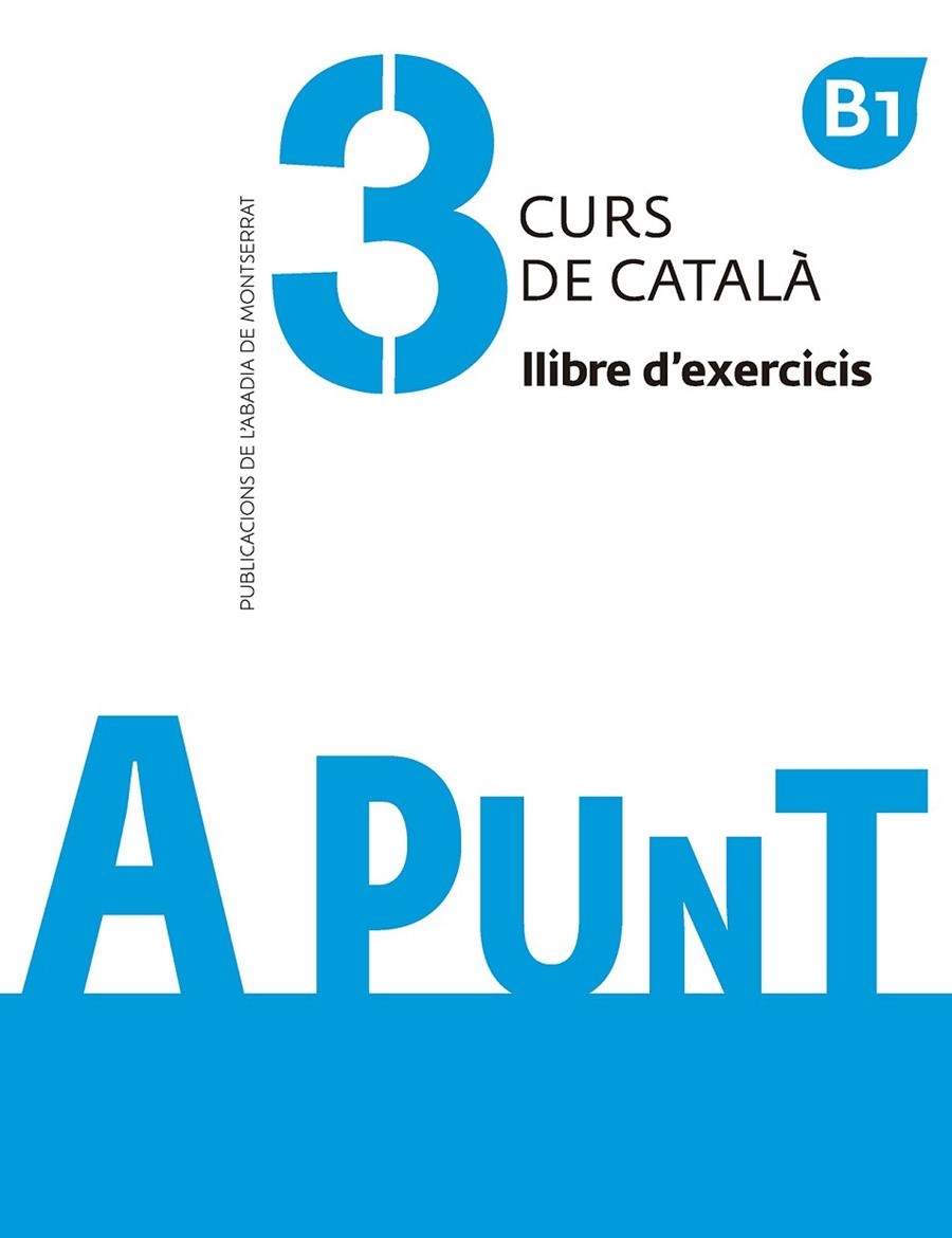 A PUNT. CURS DE CATALÀ. LLIBRE D'EXERCICIS, 3 | 9788491910121 | VILAGRASA GRANDIA, ALBERT