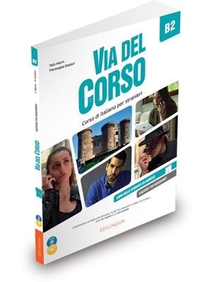 VIA DEL CORSO B2 LIBRO DEL PROFESSORE+2CD+DVD | 9788899358907