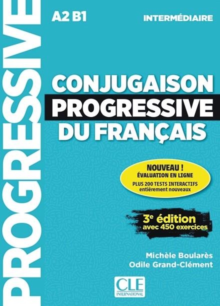 CONJUGAISON PROGRESSIVE DU FRANÇAIS NIVEAU INTERMEDIARE LIVRE+CD (3ª ED.) | 9782090351910 | MICHÈLE BOULARES