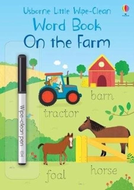 LITTLE WIPE-CLEAN WORD BOOK ON THE FARM | 9781474968157 | FELICITY BROOKS
