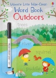 LITTLE WIPE-CLEAN WORD BOOK OUTDOORS | 9781474968140 | FELICITY BROOKS