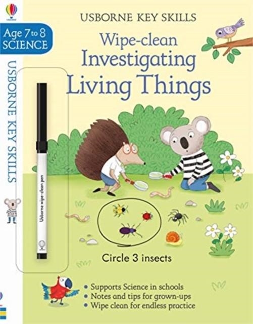 WIPE-CLEAN INVESTIGATING LIVING THINGS 7-8 | 9781474951111 | HANNAH SHAW