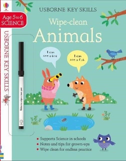 WIPE-CLEAN ANIMALS 5-6 | 9781474965217 | HANNAH WATSON