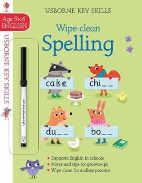 WIPE-CLEAN SPELLING 5-6 | 9781409564850 | JANE BINGHAM