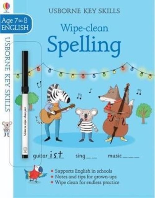 WIPE-CLEAN SPELLING 7-8 | 9781409564874 | JANE BINGHAM