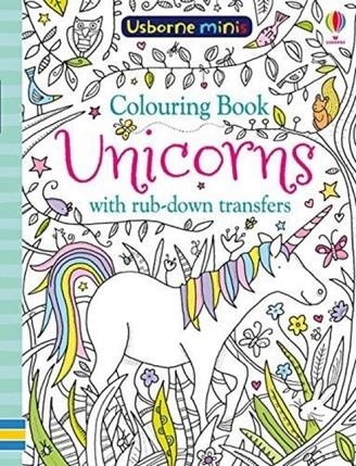 UNICORNS COLOURING BOOK WITH RUB DOWN TRANSFER | 9781474947633 | SAM SMITH