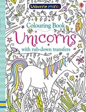 UNICORNS COLOURING BOOK WITH RUB DOWN TRANSFER | 9781474947633 | SAM SMITH