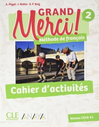 GRAND MERCI! 2. CAHIER D'ACTIVITÉS (FUNGIBLE) | 9788469854334