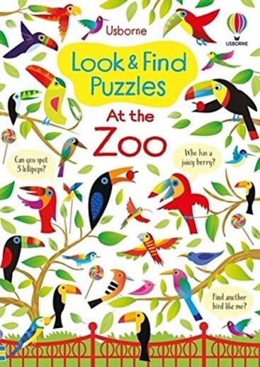 LOOK AND FIND PUZZLES AT THE ZOO | 9781474985215 | KIRSTEEN ROBSON