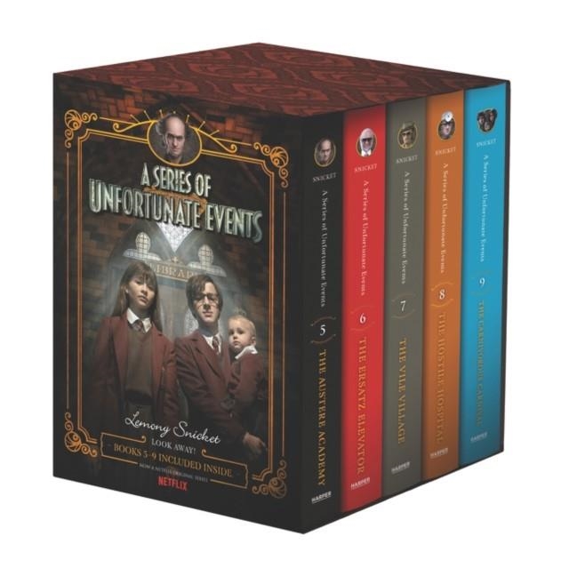 A SERIES OF UNFORTUNATE EVENTS #5-9 NETFLIX TIE-IN BOX SET (A UNFORTUNATE EVENTS) | 9780062796196 | LEMONY SNICKET