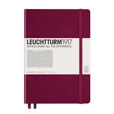 NOTEBOOK MEDIUM A5, TAPA DURA, CUADROS PORT RED | 4004117551895