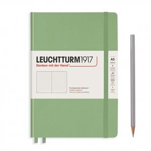 NOTEBOOK MEDIUM A5, TAPA DURA, PUNTOS MUTED SAGE | 4004117570001
