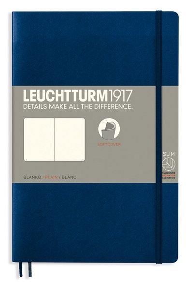 NOTEBOOK PAPERBACK B6 T/B, LISO AZUL MARINO | 4004117538858