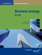BUSINESS STRATEGY FOR A2 | 9780521003650