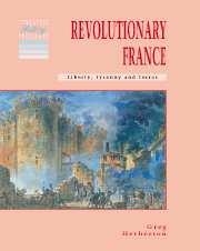 REVOLUTIONARY FRANCE | 9780521409148
