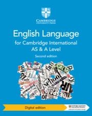 CAMBRIDGE INTERNATIONAL AS AND A LEVEL ENGLISH LANGUAGE COURSEBOOK DIGITAL EDITI | 9781108455848
