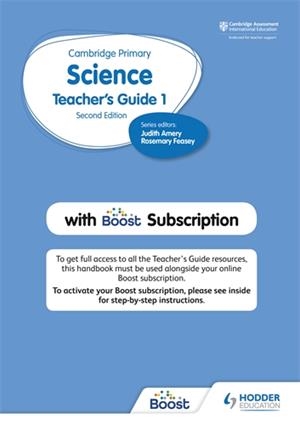 CAMBRIDGE PRIMARY SCIENCE TEACHER'S GUIDE STAGE 1 WITH BOOST SUBSCRIPTION | 9781398300842