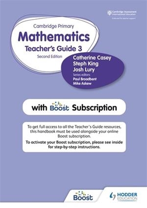 CAMBRIDGE PRIMARY MATHEMATICS TEACHER'S GUIDE STAGE 3 WITH BOOST SUBSCRIPTION | 9781398300804