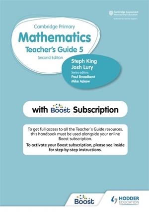 CAMBRIDGE PRIMARY MATHEMATICS TEACHER'S GUIDE STAGE 5 WITH BOOST SUBSCRIPTION | 9781398300828
