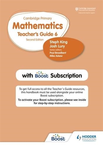 CAMBRIDGE PRIMARY MATHEMATICS TEACHER'S GUIDE STAGE 6 WITH BOOST SUBSCRIPTION | 9781398300835