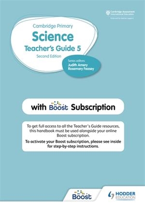 CAMBRIDGE PRIMARY SCIENCE TEACHER'S GUIDE STAGE 5 WITH BOOST SUBSCRIPTION | 9781398300880