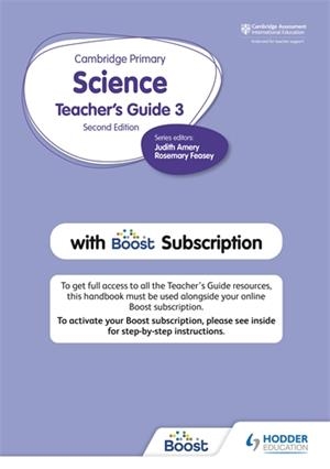 CAMBRIDGE PRIMARY SCIENCE TEACHER'S GUIDE STAGE 3 WITH BOOST SUBSCRIPTION | 9781398300866