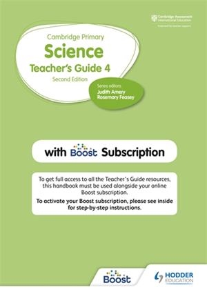 CAMBRIDGE PRIMARY SCIENCE TEACHER'S GUIDE STAGE 4 WITH BOOST SUBSCRIPTION | 9781398300873