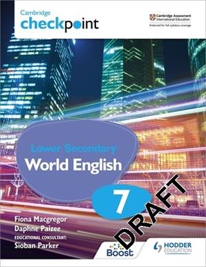 CAMBRIDGE CHECKPOINT LOWER SECONDARY ENGLISH STUDENT'S BOOK 7-DIGITAL | 9781398301832