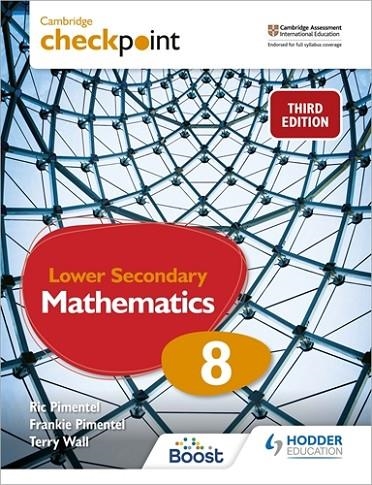 CAMBRIDGE CHECKPOINT LOWER SECONDARY MATHEMATICS STUDENT'S BOOK 8-DIGITAL | 9781398302037