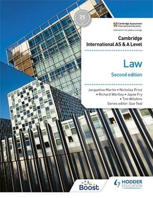 CAMBRIDGE INTERNATIONAL AS AND A LEVEL LAW SECOND EDITION-DIGITAL | 9781398318151