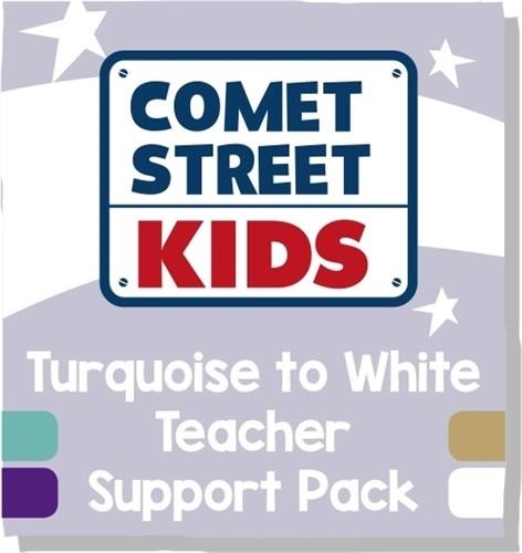 READING PLANET COMET STREET KIDS TURQUOISE TO WHITE TEACHER SUPPORT PACK | 9781510461758