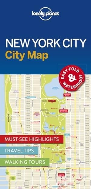 LONELY PLANET NEW YORK CITY MAP | 9781786574145 | LONELY PLANET
