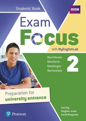 EXAM FOCUS 2 STUDENT'S BOOK PRINT & DIGITAL INTERACTIVESTUDENT'S BOOK - MYENGLISHLAB ACCESS CODE | 9788420573892