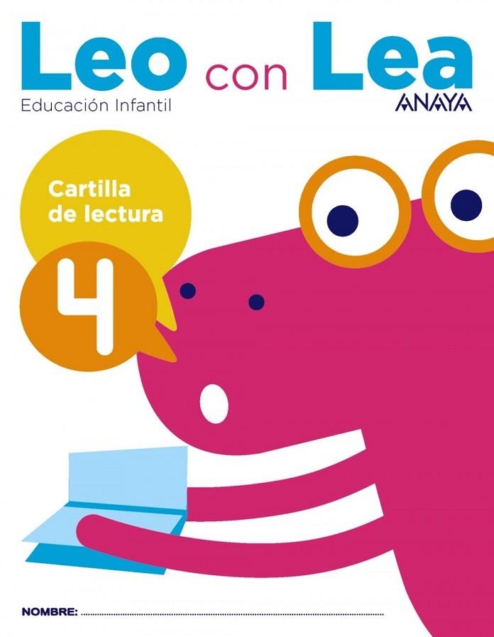 LEO CON LEA. CARTILLA DE LECTURA 4. | 9788469829790