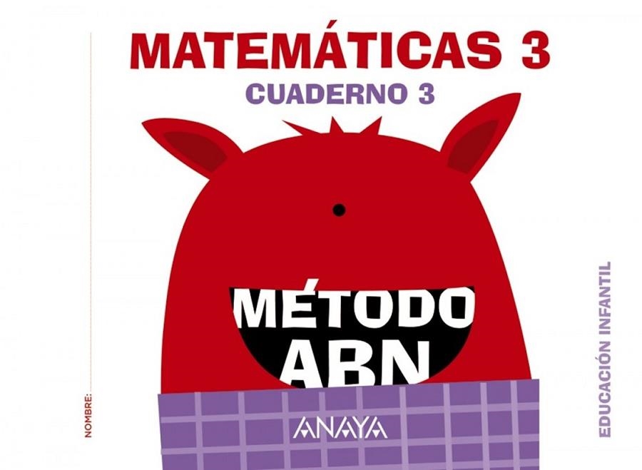 MATEMÁTICAS ABN. NIVEL 3. CUADERNO 3. | 9788469814352