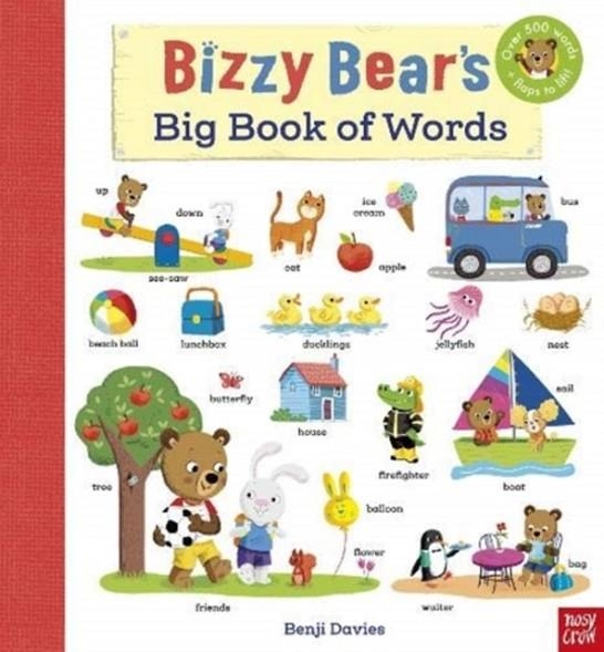 BIZZY BEAR'S BIG BOOK OF WORDS BOARD BOOK | 9781839941825 | BENJI DAVIES
