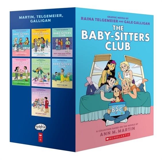 THE BABY-SITTERS CLUB GRAPHIC NOVELS 1-7: A GRAPHIX COLLECTION  | 9781338603637 | ANN M MARTIN AND RAINA TELGEMEIER