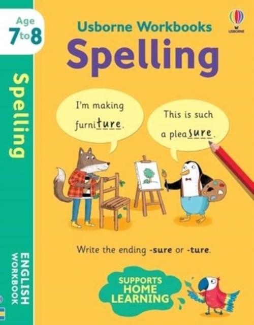 USBORNE WORKBOOKS SPELLING 7-8 | 9781474991049 | JANE BINGHAM, ELISA PAGANELLI